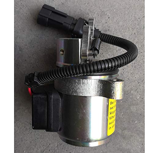 Fuel Shut Off Solenoid 6686715 for Bobcat 863 864 873 883 Skid Steer Loader - KUDUPARTS