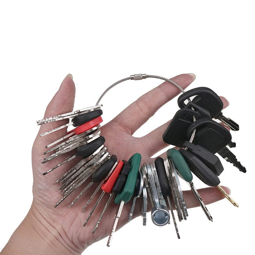 42 Set Construction Ignition Key Set for Case Cat Komatsu John Deere JCB Volvo Excavator Master - KUDUPARTS