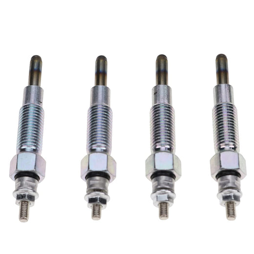 4X Glow Plugs 15221-65510 15401-65510 9827560 Compatible with Kubota V1402 V1702 V1902 D1302 Bobcat 743 643 743B New Holland L455 L553 L555 - KUDUPARTS