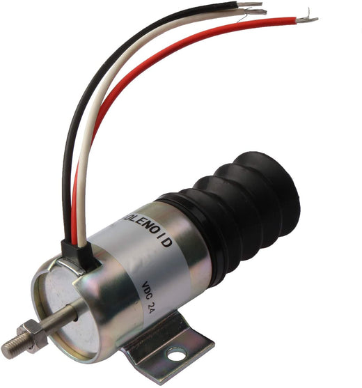 Fuel Shutoff Solenoid AT115077 for John Deere Excavator 690D - KUDUPARTS