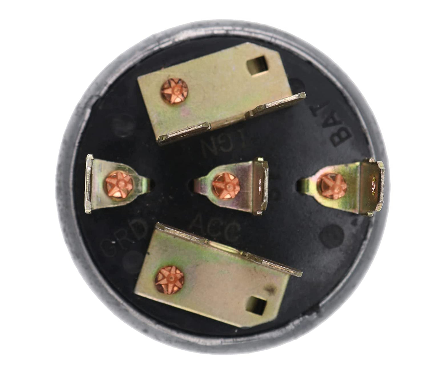 AT195301 Ignition Switch with 2 keys for John Deere 250 2350 2355 2440 2520 2550 2555 210C 210K 210LE 210LJ 300D 310C 310D 540E 544E 544G 550B 608 610C - KUDUPARTS