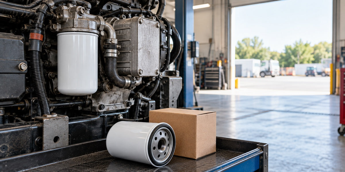 Engine Oil Cooler Replacement: Core or Filter Module? — editorial illustration; not application or diagnostic evidence.
