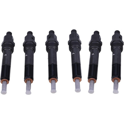 6 Pcs Fuel Injector 170-2387 216-4933 for Caterpillar CAT Engine 3056 Loader 924G 924GZ - KUDUPARTS