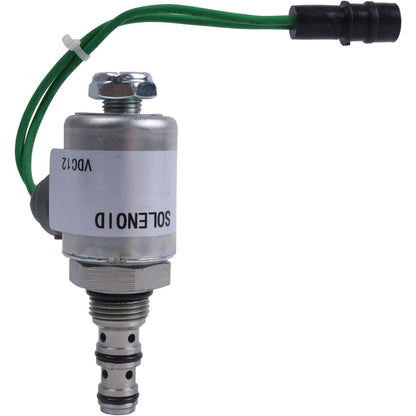 12V Solenoid Valve 3E-6268 for Caterpillar CAT Engine 3114 Loader 446 446B Telehandler RT100 RT80 - KUDUPARTS