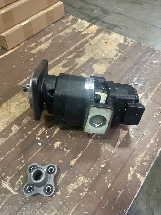 15T Hydraulic Pump 257954A1 for CASE Backhoe Loader 580SL 580SM - KUDUPARTS