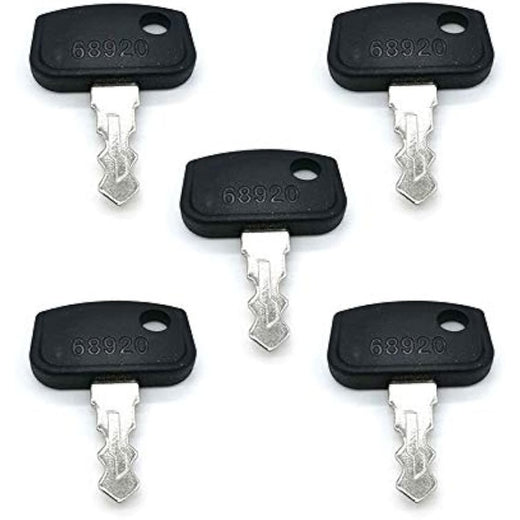 4pcs 68920 Ignition Key for Kubota Buggy RTV 500 900 B26 BX1860 BX2360 ZD321 ZD323 Cart Truck Tractor Mower - KUDUPARTS