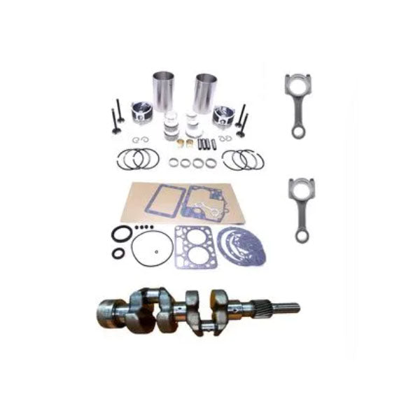 Standard Overhaul Rebuild Kit & Crankshaft & Connecting Rod for Kubota Engine Z602 - KUDUPARTS