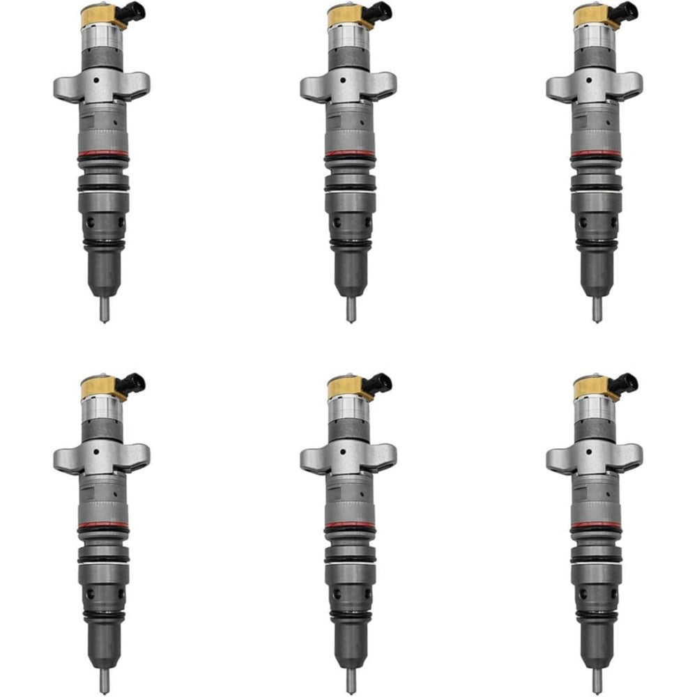 6 Pcs Fuel Injector 20R-8062 242-0139 10R-4844 for Caterpillar CAT Engine C9 C-9 - KUDUPARTS