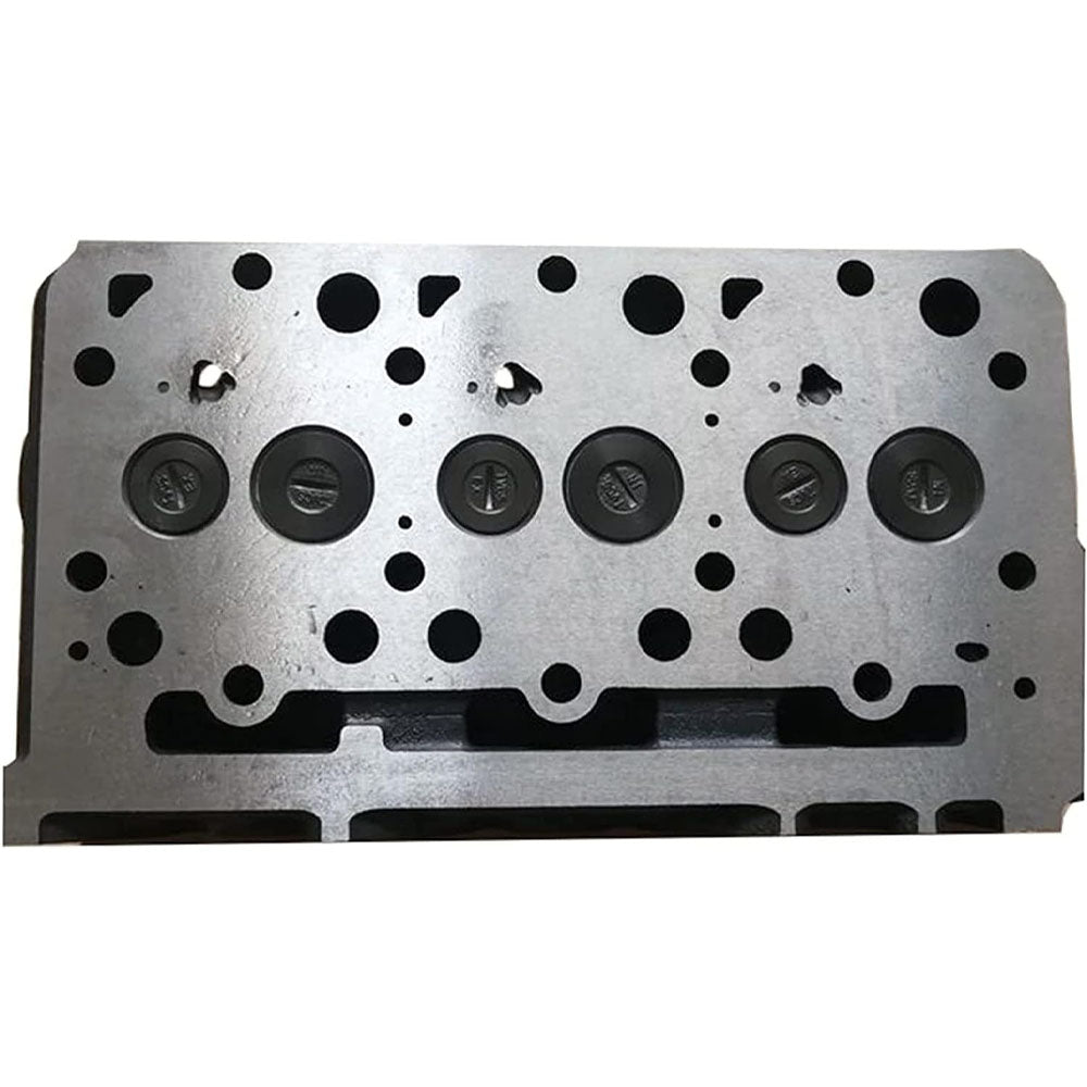 Complete D1803 Cylinder Head Assembly & Full Head Gasket Kit Compatible with Kubota D1803 Engine FT300 STW40 KL34H KL315 Tractor - KUDUPARTS