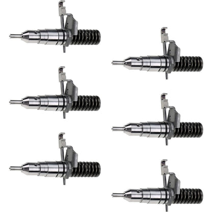 6 Pcs Fuel Injector 127-8207 for Caterpillar CAT Engine 3116 Paving Compactor CS-563 CP-563 CB-434 - KUDUPARTS