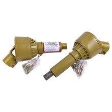 Eje de transmisión TDF amarillo de 1-3/8", 6 estrías, T1, 20"-24", para tractor