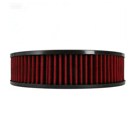 10-Inch Red Washable Reusable Air Cleaner Element 7136RD - KUDUPARTS