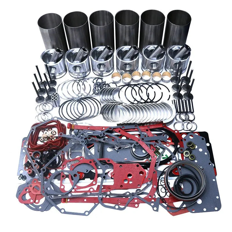 Engine Overhaul Rebuild Kit for Komatsu SAA6D107E-1 Excavator PC200-8 - KUDUPARTS