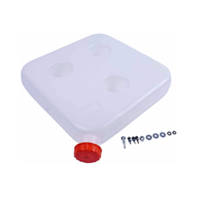 Réservoir de stockage de carburant à gaz en plastique de 10 L avec kit de vis pour chauffage de stationnement de voiture, camion, fourgonnette et climatisation