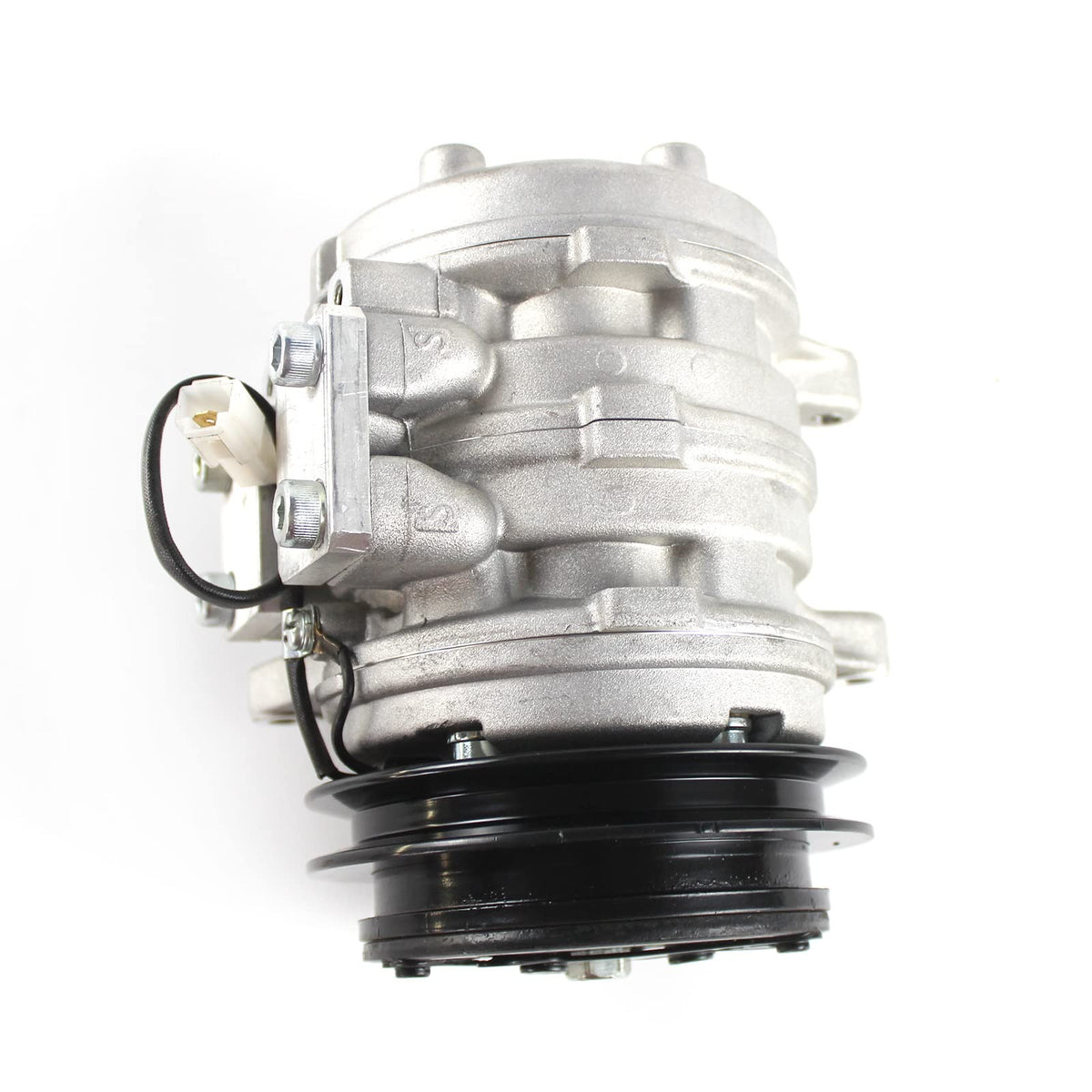 10P08E A/C Compressor 447200-7443 for Kubota Tractor M4900 M5700 M6800 M8200 M9000 - KUDUPARTS