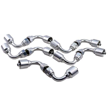 10 piezas de conexión para manguera hidráulica con conector giratorio JIC hembra de 1/2" 13943-8-6 para Parker