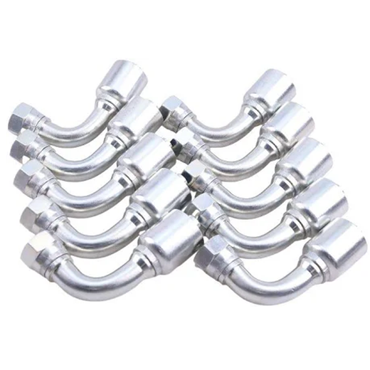 10PCS Hydraulic Hose Fitting With 1/2" Female JIC Swivel 13943-8-8 for Parker - KUDUPARTS