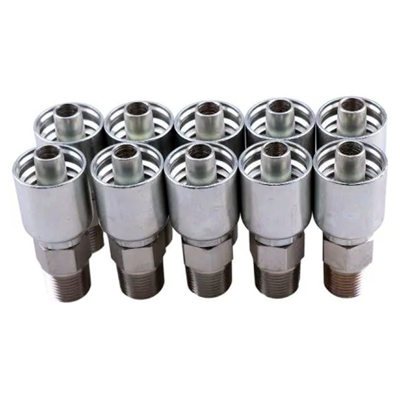 10PCS Hydraulic Hose Fitting With 12 Male NPT 10143-8-8 for Parker