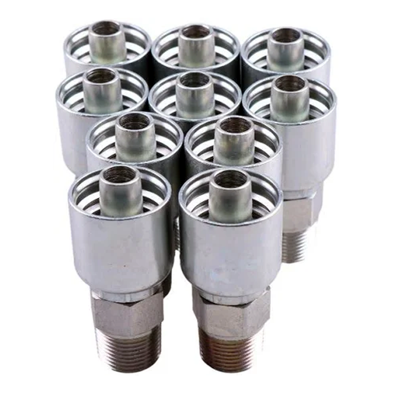 10PCS Hydraulic Hose Fitting With 12 Male NPT 10143-8-8 for Parker