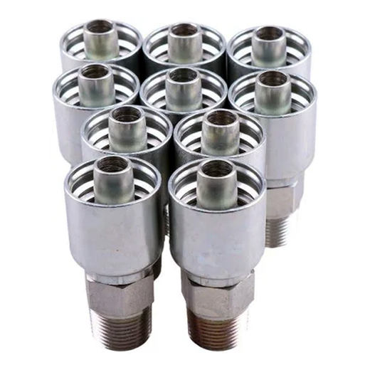 10PCS Hydraulic Hose Fitting With 12 Male NPT 10143-8-8 for Parker - KUDUPARTS