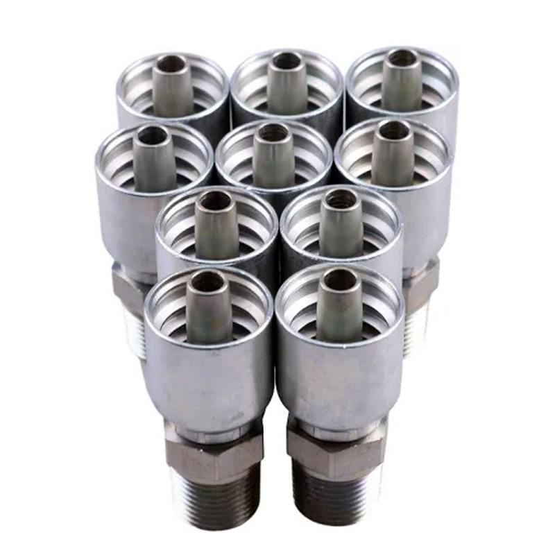 10PCS Hydraulic Hose Fitting With 1/2" NPT Thread 10143-8-6 for Parker - KUDUPARTS