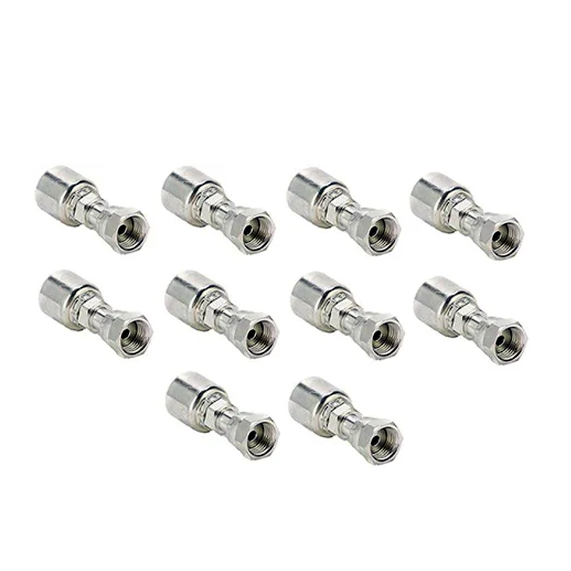 Raccord de tuyau hydraulique 10 pièces avec joint femelle 1/2'' 1JS43-8-8 pour Parker