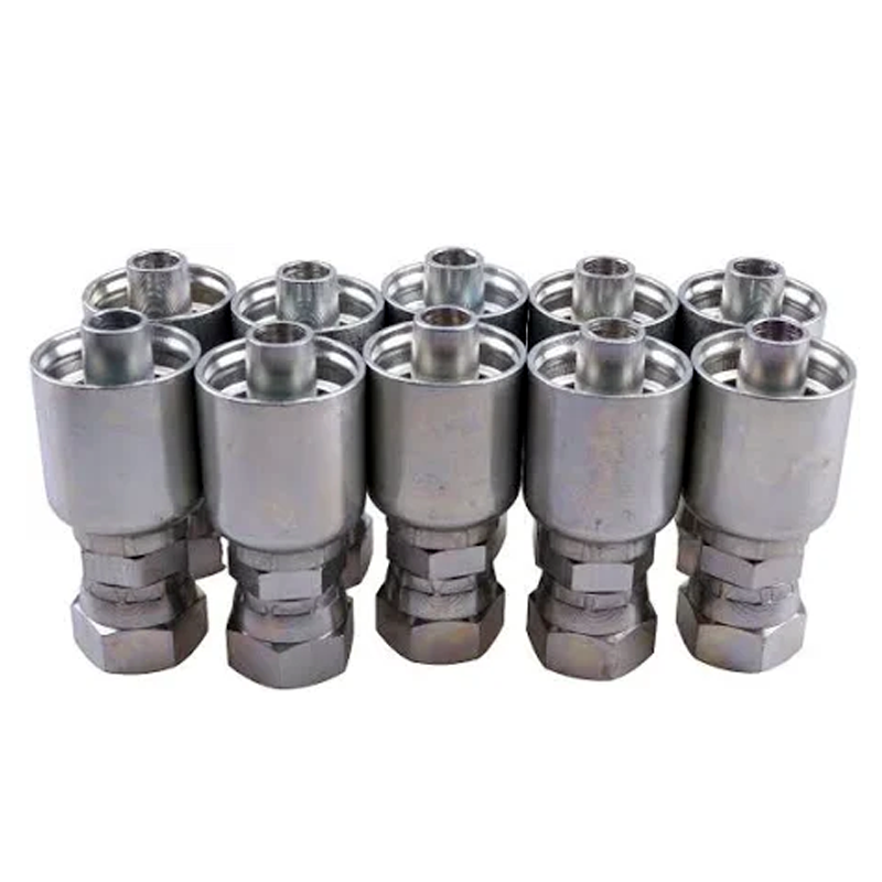 Raccord de tuyau hydraulique 10 pièces avec joint femelle 1/2'' 1JS43-8-8 pour Parker