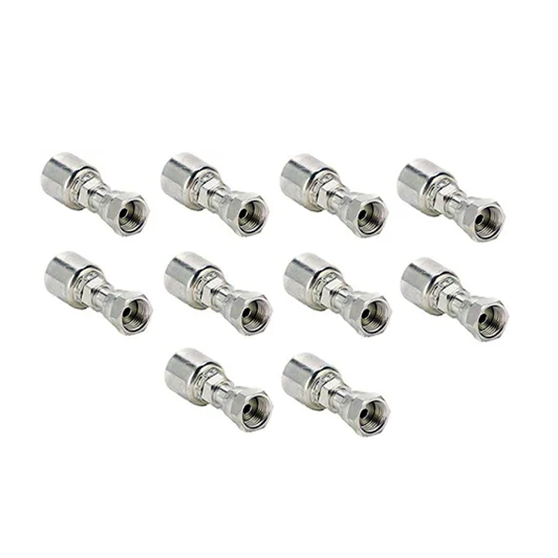 Raccord de tuyau hydraulique 10 pièces avec joint femelle 1/2'' 1JS43-8-8 pour Parker