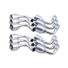 10 piezas de conexión de manguera hidráulica con conector hembra JIC 13943-4-4 de 1/4" para Parker