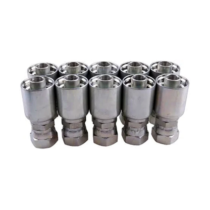 Raccord de tuyau hydraulique 10 pièces avec filetage femelle 5/8" JIC 10643-10-10 pour Parker 