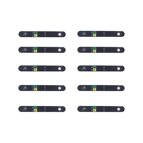 10 PCS Stop Decal 1001122611 for JLG Boom Lift 1250AJP 340AJ 1350SJP