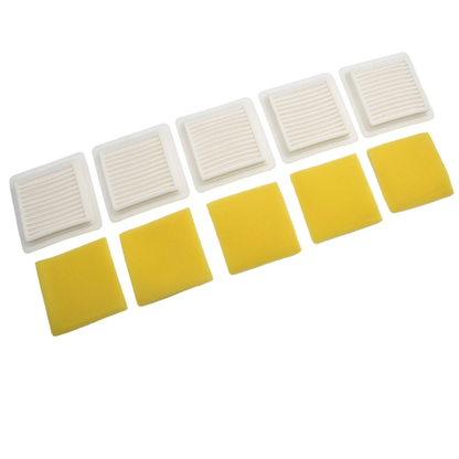 10 Pack Air Filter Combo A226002030 A226002040 for ECHO Engine AH262 C262 M262 Trimmer SRM-2620 SHC-2620 - KUDUPARTS