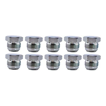 10 Pcs 1" JIC Cap and Plug Combo Hydraulic Fitting 2408-16 0304-C-16 - KUDUPARTS