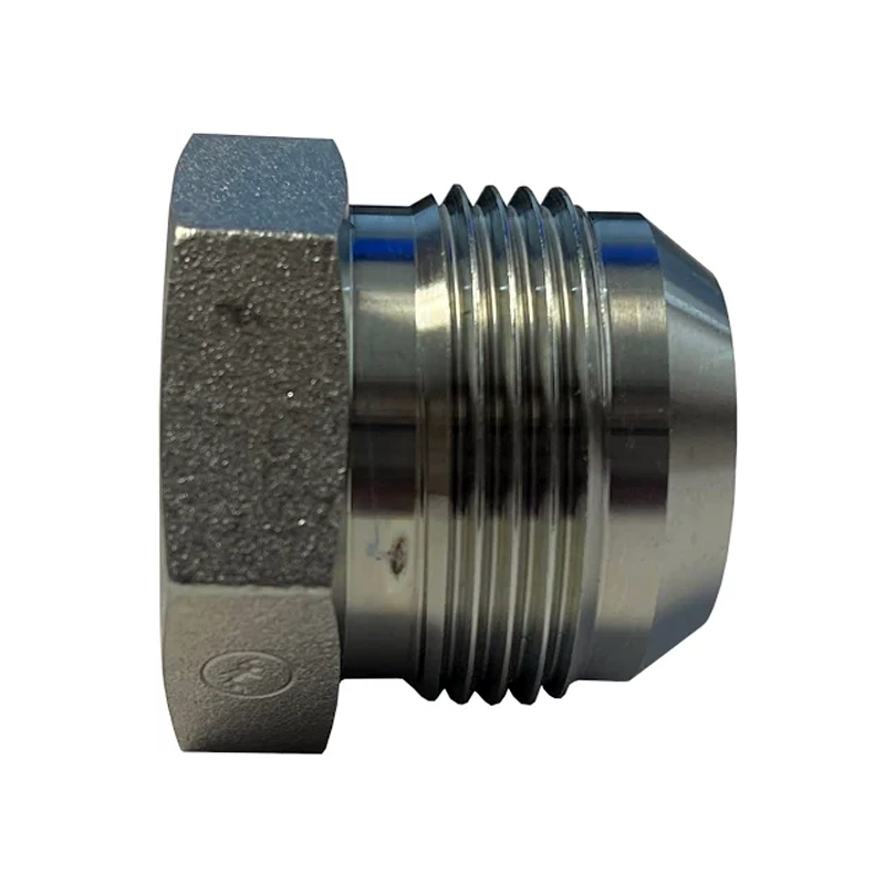 10 piezas de conector hidráulico combinado de tapa y tapón JIC de 5/8" 2408-10 0304-C-10