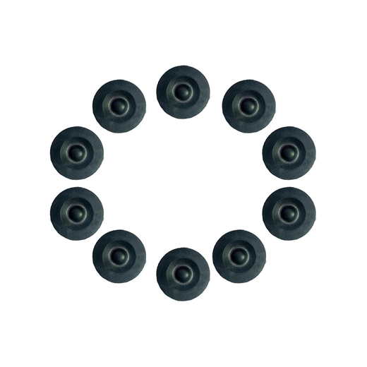 10 Pcs Black Rubber Grease Plug Hub Dust Cap TLU31-0009 085-001-SP for Dexter EZ Lube Trailer Axle - KUDUPARTS