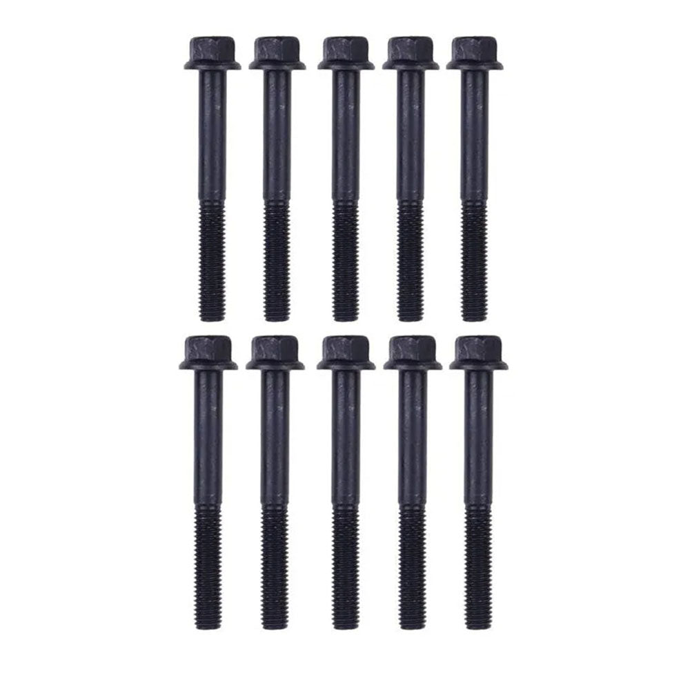 Lot de 10 boulons de culasse 4352126 pour moteur Kubota V3307 V3307-CR-T-E4B, tondeuse Jacobsen HR800