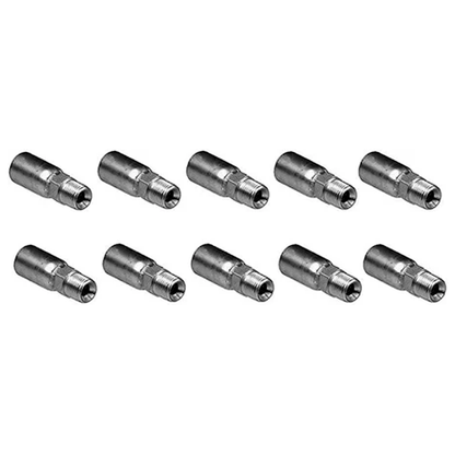 10 piezas de conexión de crimpado para manguera hidráulica con conector macho NPT de 3/8" MP-6-6 06U106 para Parker 100R1, 100R2, 100R17 y 100R16