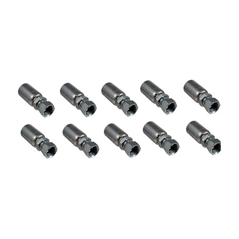 10 Pcs Hydraulic Hose Fitting With 1/2" JIC Female Swivel FJX-08-08 for Parker - KUDUPARTS