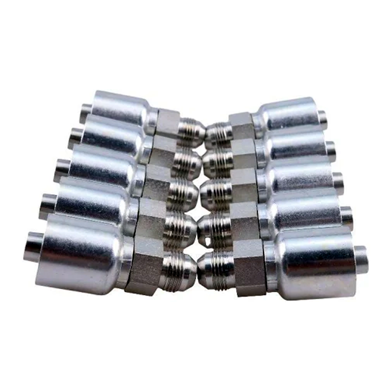 10 Pcs Hydraulic Hose Fitting With 1/2" Male JIC 10343-8-8 for Parker - KUDUPARTS