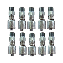 10 piezas de conexión de manguera hidráulica con conector macho giratorio de 1/2" 11343-8-8 para Parker
