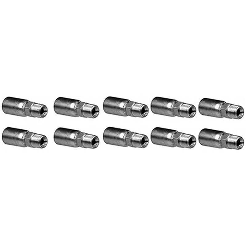 10 piezas de conexión de manguera hidráulica con conector macho NPT de 1/2" MP-08-08 para Parker