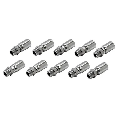 Raccords de tuyaux hydrauliques avec raccord pivotant mâle 3/8" NPT 06U-J06 pour Parker 100R1, 100R2 et 100R17, 10 pièces