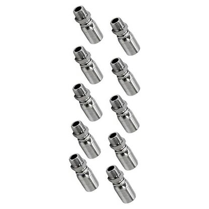 Raccords de tuyaux hydrauliques avec raccord pivotant mâle 3/8" NPT 06U-J06 pour Parker 100R1, 100R2 et 100R17, 10 pièces
