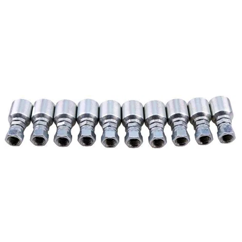 10 Pcs Hydraulic Hose Fitting With 3/8" Thread 10643-6-6 for Parker - KUDUPARTS