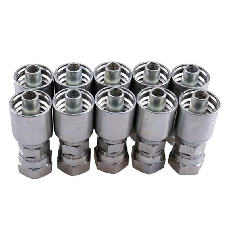 10 Pcs Hydraulic Hose Fitting With 5/8" Female JIC Swivel 10643-10-8 for Parker - KUDUPARTS