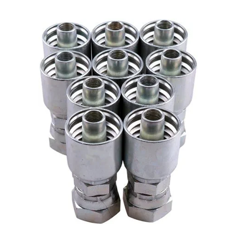 10 Pcs Hydraulic Hose Fitting With 5/8" Female JIC Swivel 10643-10-8 for Parker - KUDUPARTS