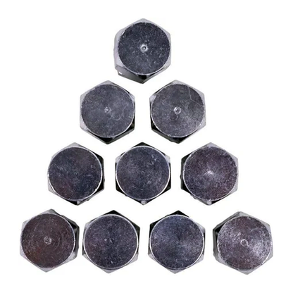 10 piezas de conector hidráulico combinado de tapa y tapón JIC de 3/8" 2408-06 0304-C-06