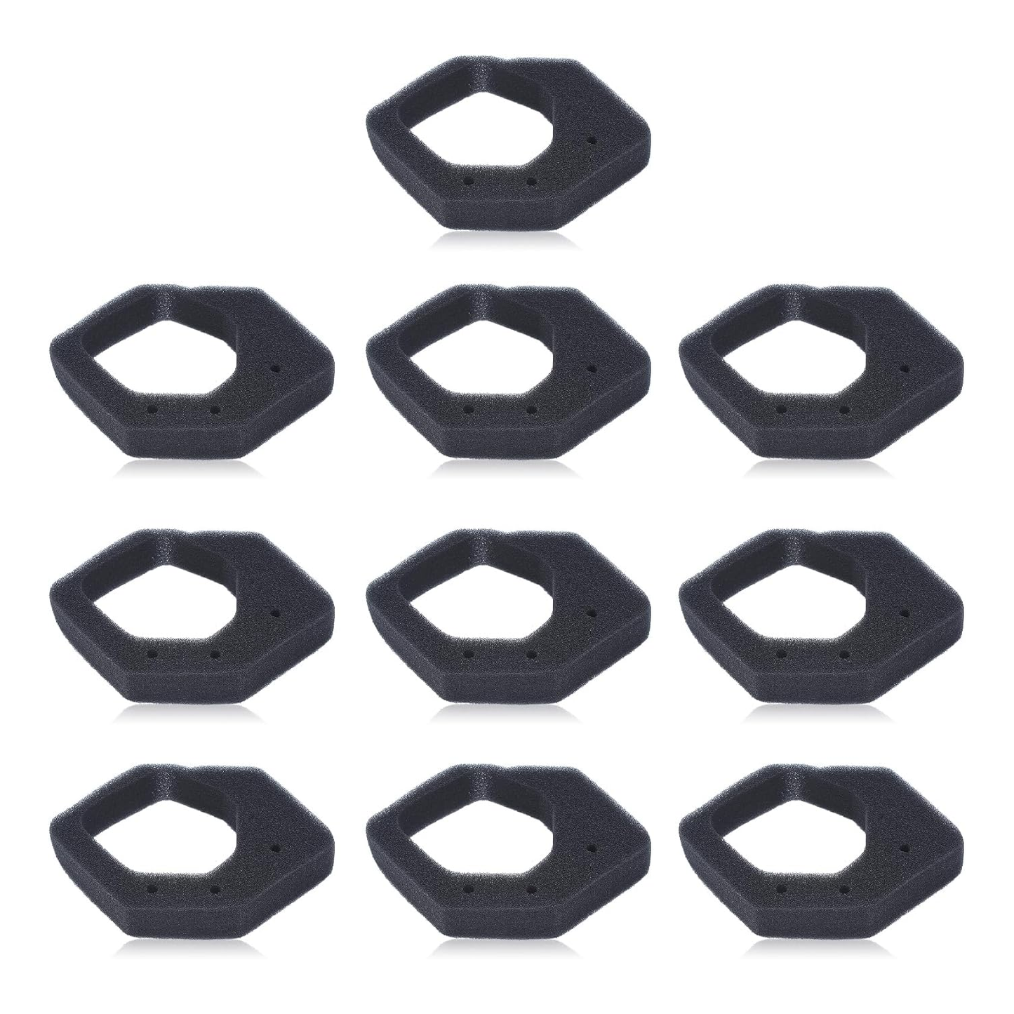 10 Pieces Air Filter 17211-ZOH-000 for Honda Mower GX25 HHT25S UMK425 ULT425 UMS425