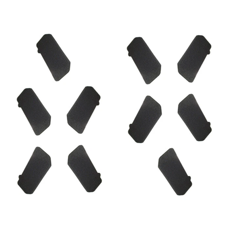 10 Pieces Air Filter 21W-14451-00-00 for Yamaha Motorcycle Big Wheel 80 PW80 1983-2006 - KUDUPARTS