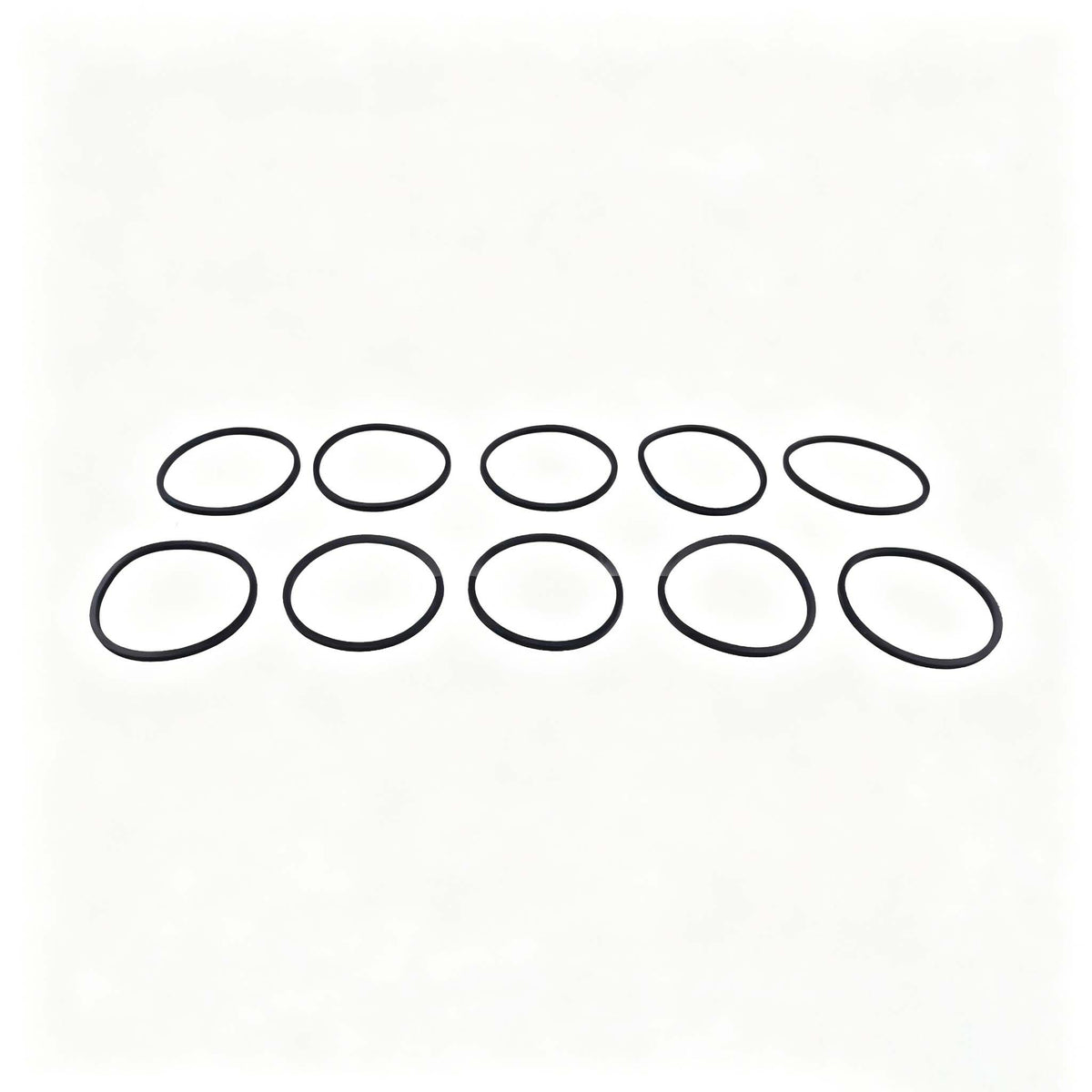 10 Pieces Carburetor Float Bowl Gasket 631028A 485-862 for Tecumseh Engine HM70 HM80 HM90 HM100 HHM80 MTD Snowblower - KUDUPARTS